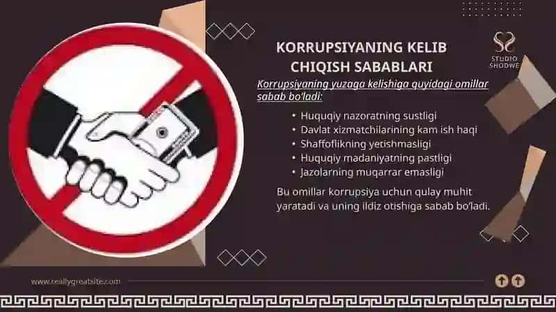 Korrupsiya tushunchasi va uning oqibatlar 3