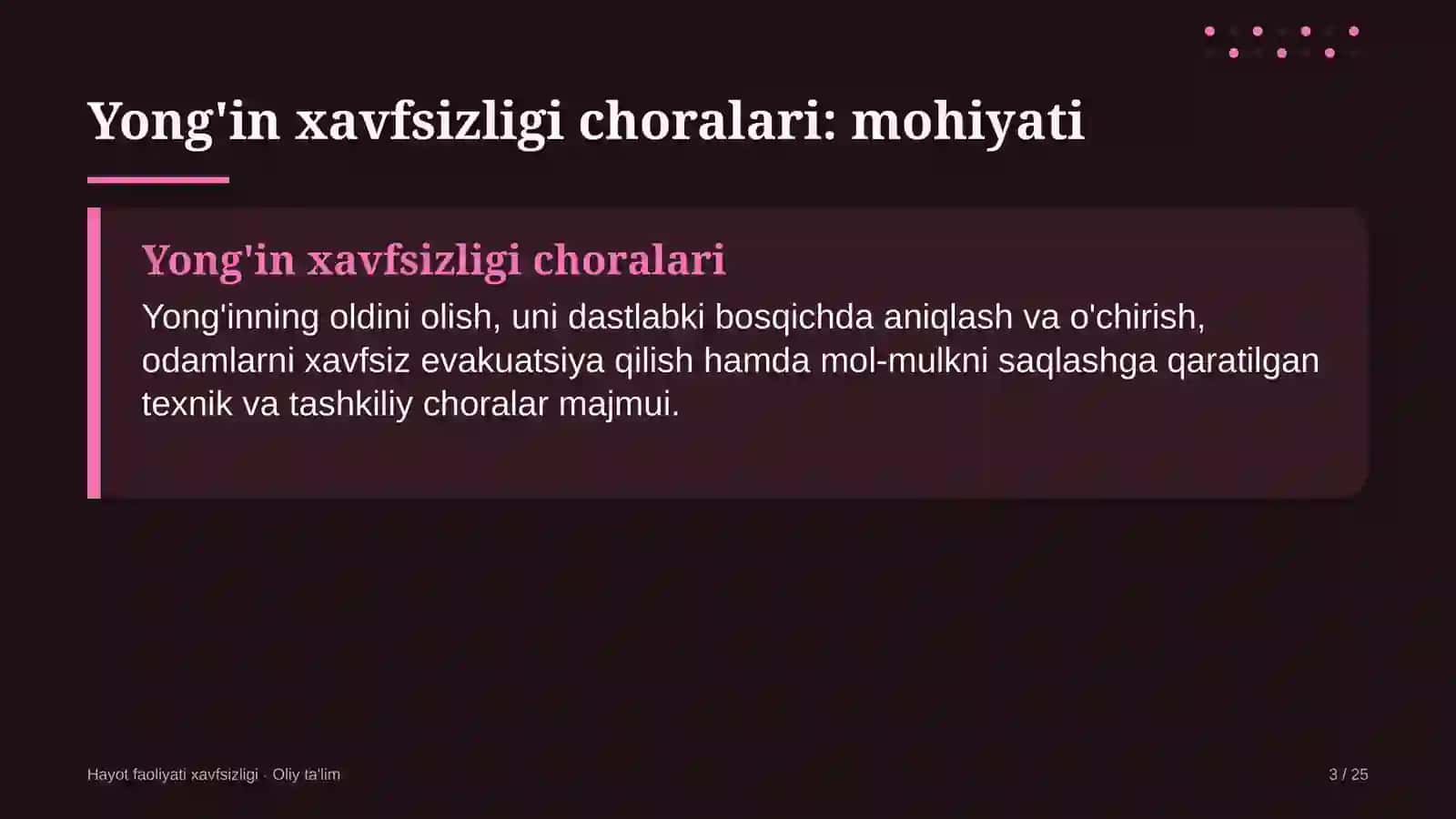 Agroturizmda yong'in xavfsizligi choralari 3