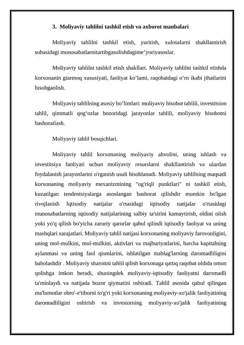 Xarajatlar tahlili 3