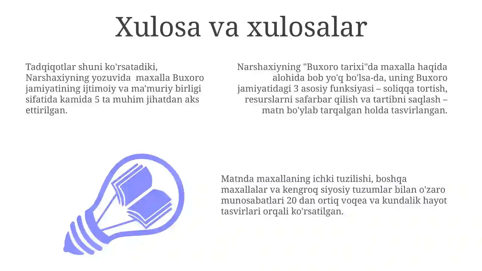Narshaxiyning"Buxorotarixi"asaridamahallaningòrnihaqida 3