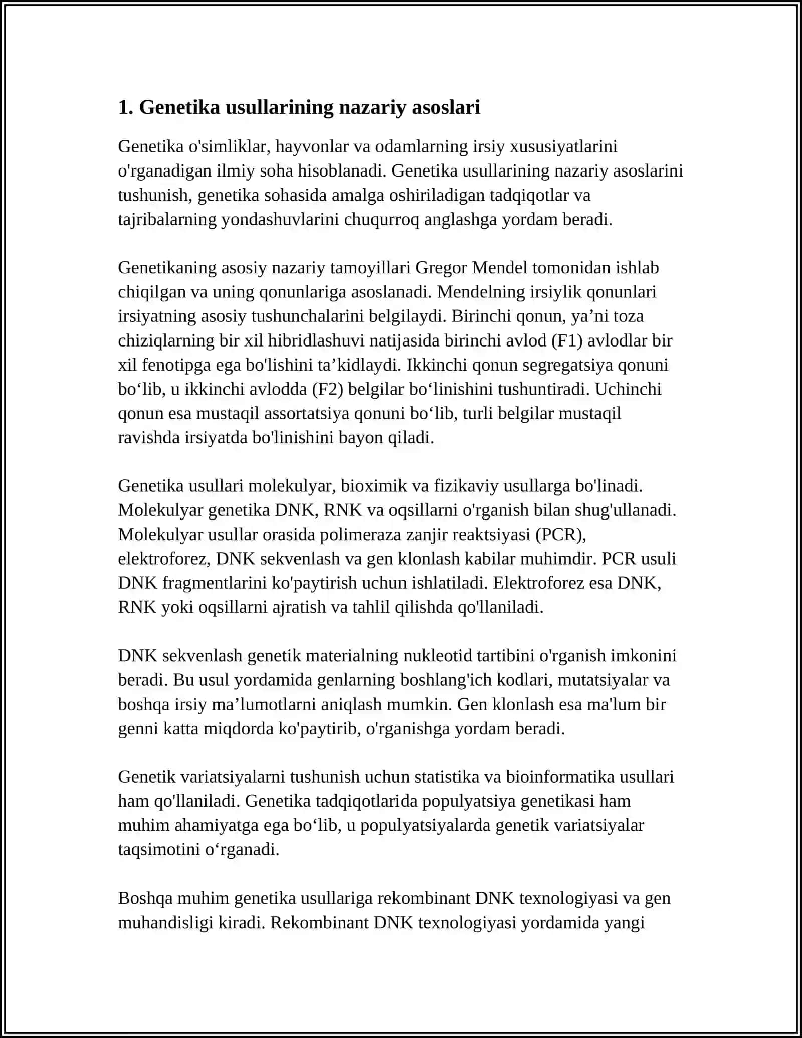 GENETIKA ILMIY TADQIQOT USULLARI 3