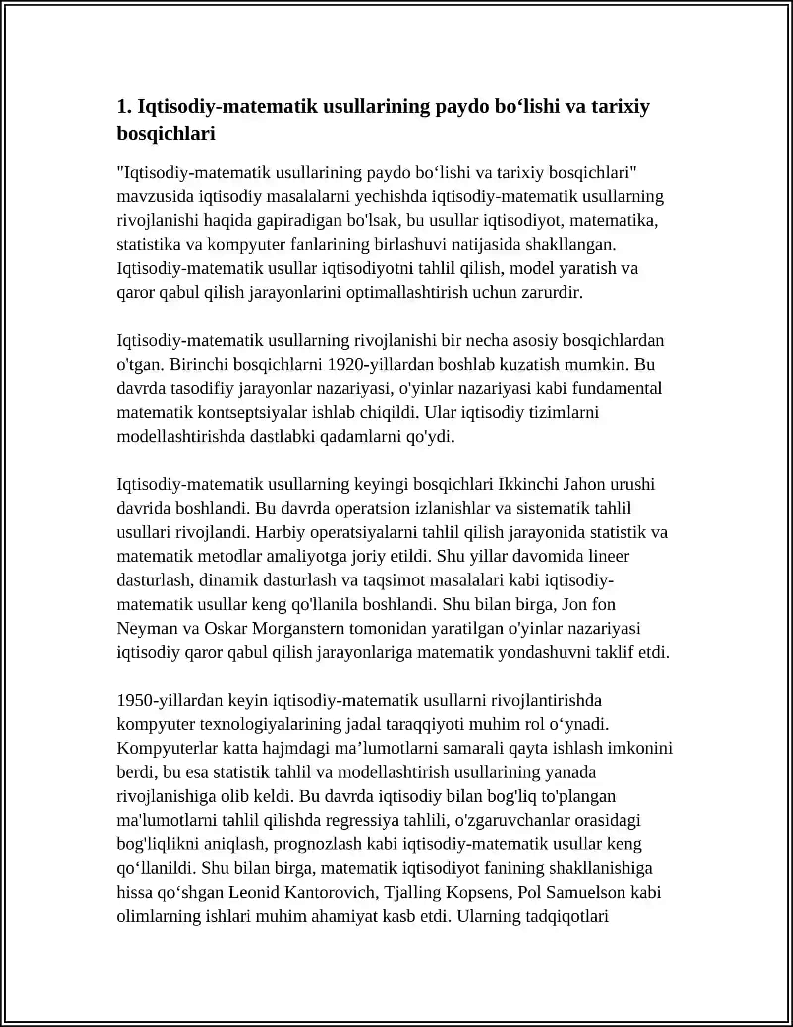 Iqtisodiy-Matematik Usullar 3