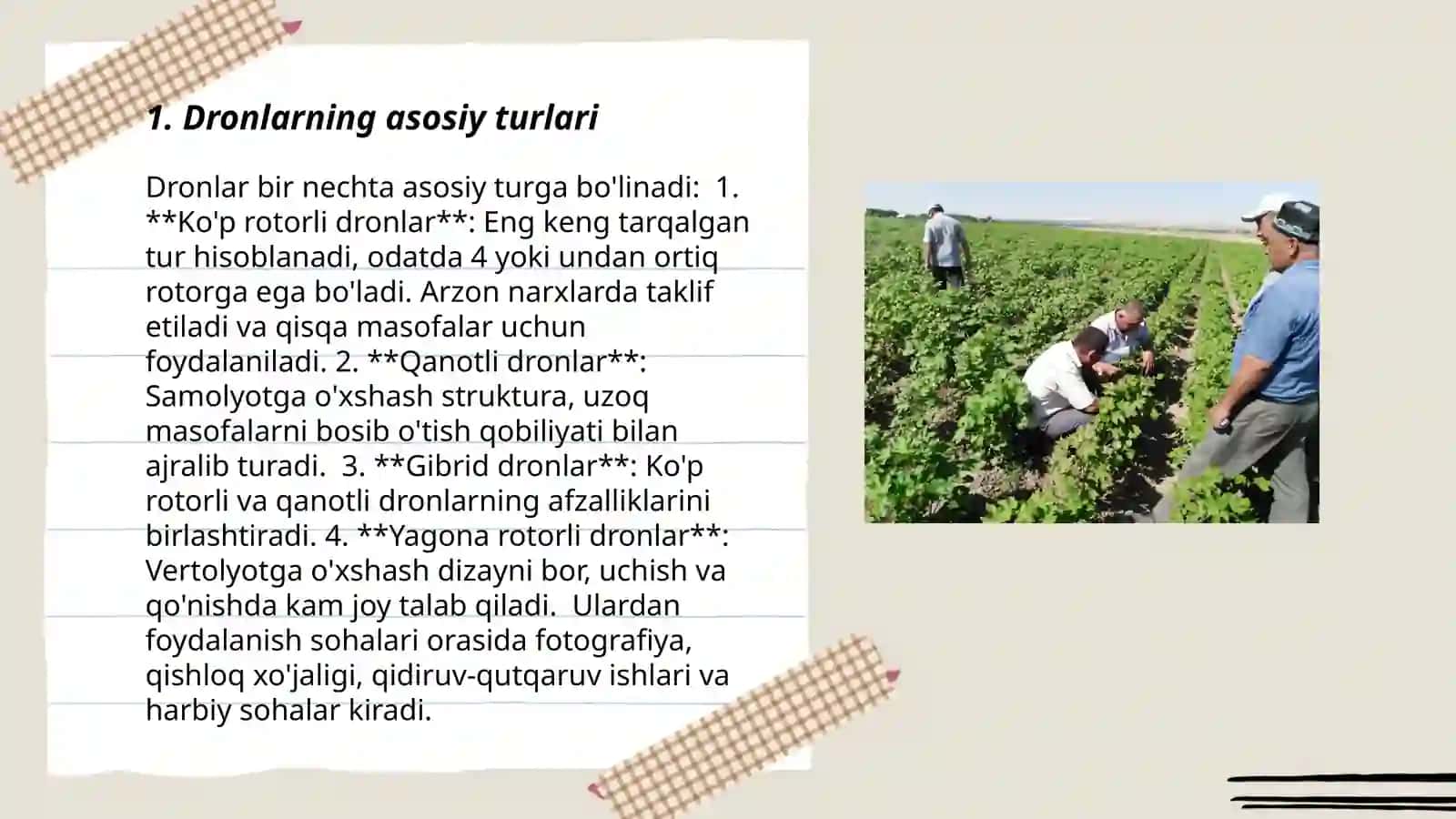 Dronlarni boshqarish va ularning qo'llanilishi 3