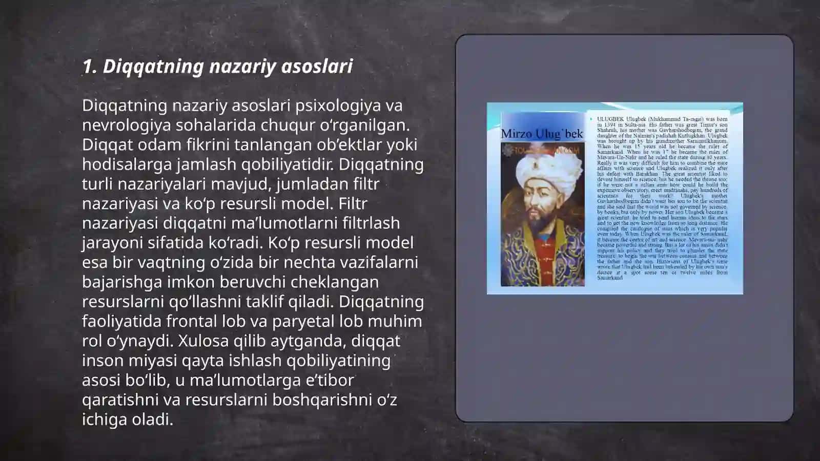 Diqqatning Nazariy Asoslari 3