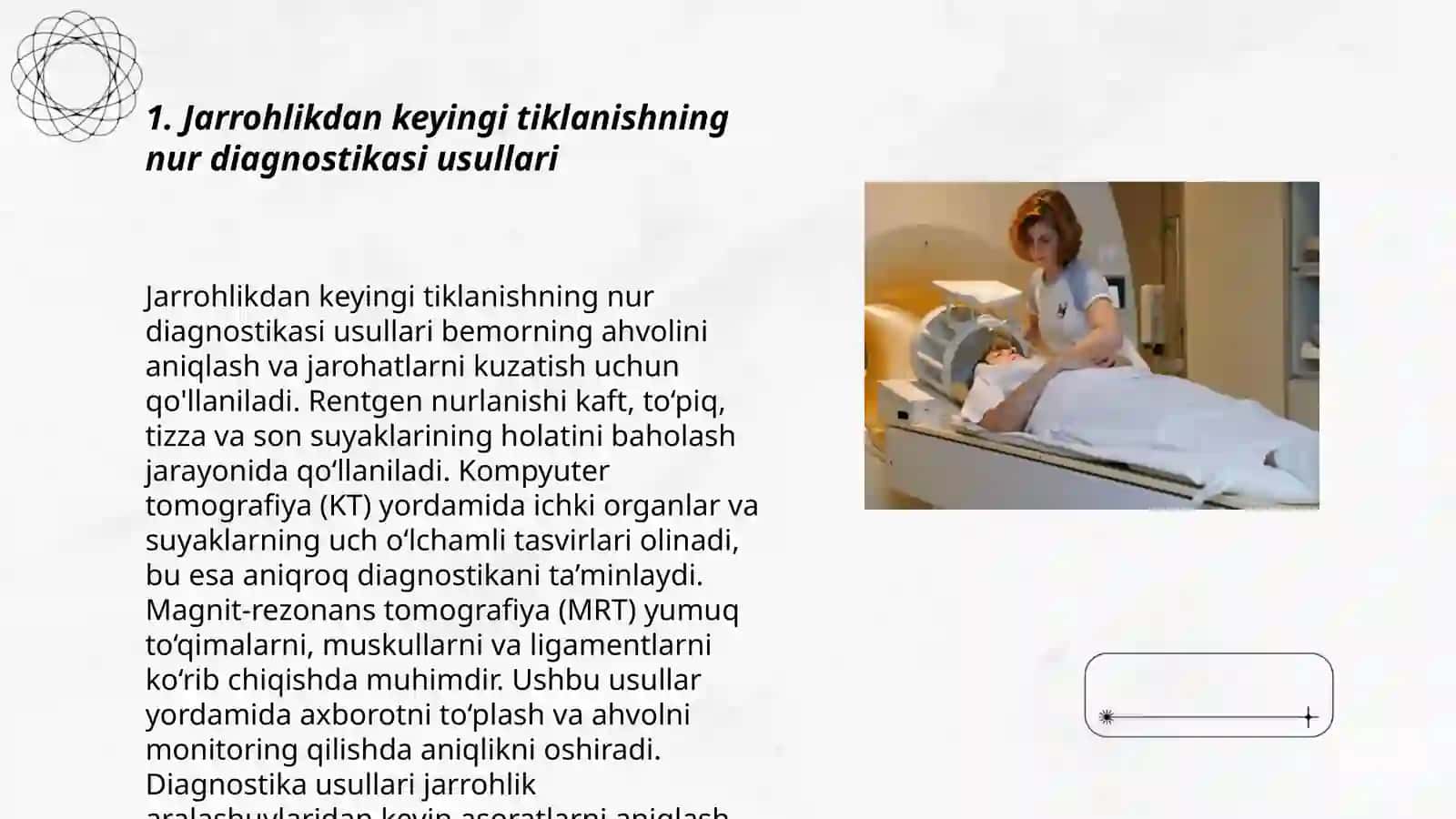 Operatsiyadan keyingi holatlar nur diagnostikasi 3