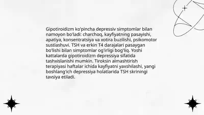 Endokrin kasalliklarda ruhiy buzilishlar 3