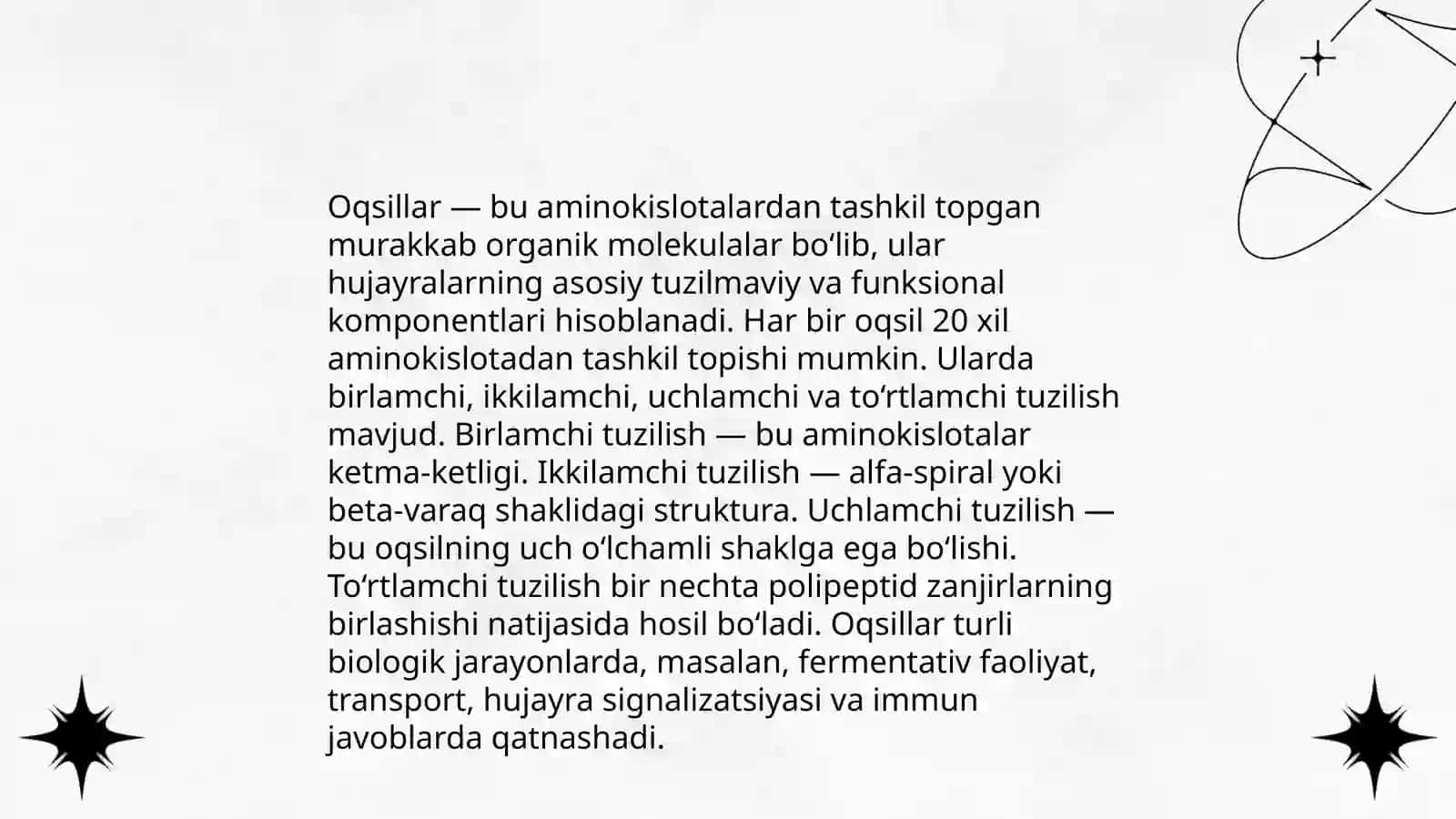 Oqsillar 3