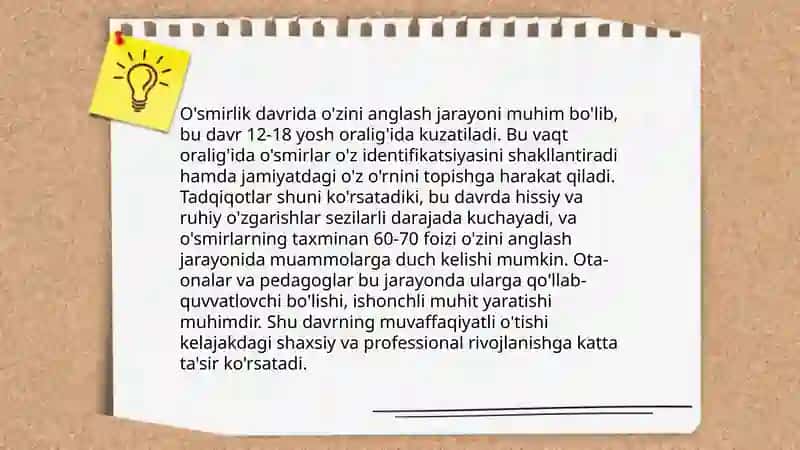 O‘spirinlik davrining psixik xususiyatlari 3