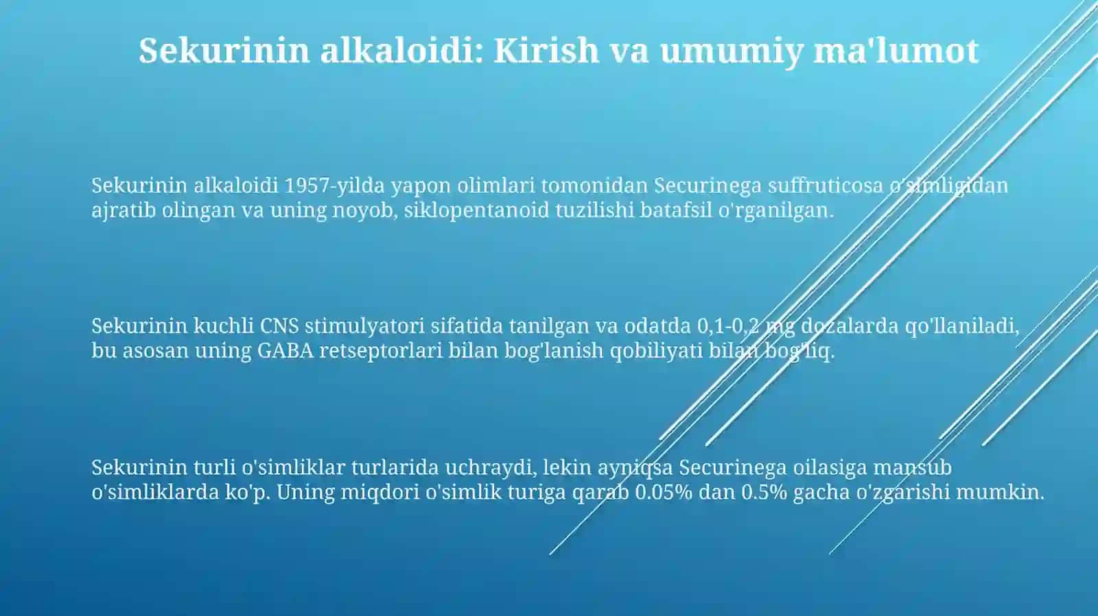 Sekurin alkaloidi 3