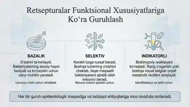 Bakterial retsepturalar ularni guruhlah qoʻllash usullari va yetkazish vositalari 3
