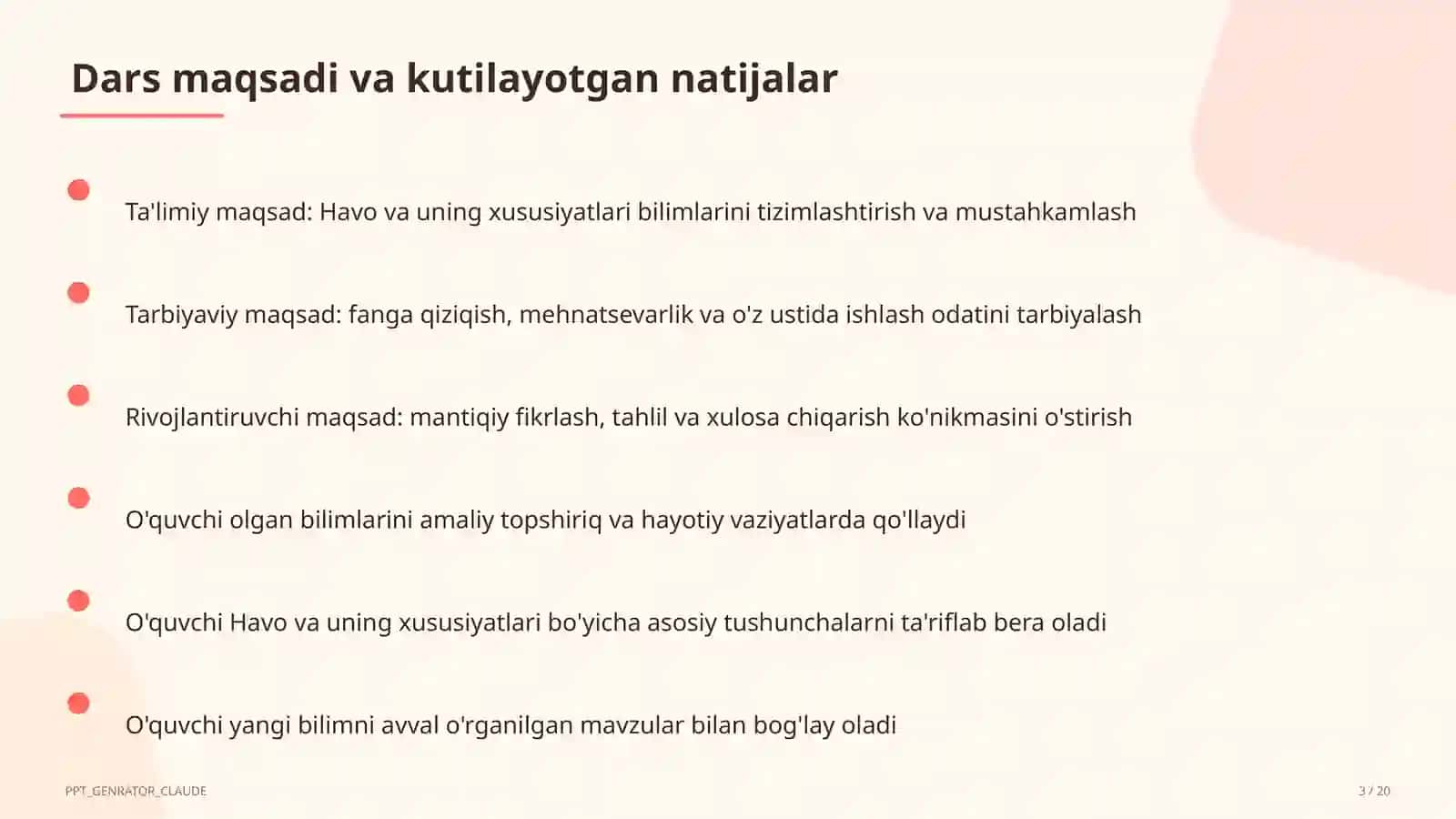 Havo va uning xususiyatlari (2-sinf) 3