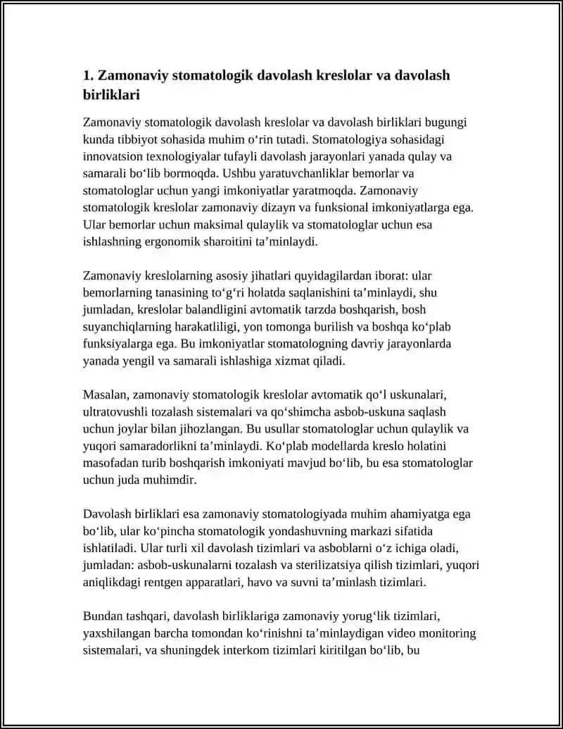 ZAMONAVIY STAMATOLOGIK ASBOB USKUNALAR 3