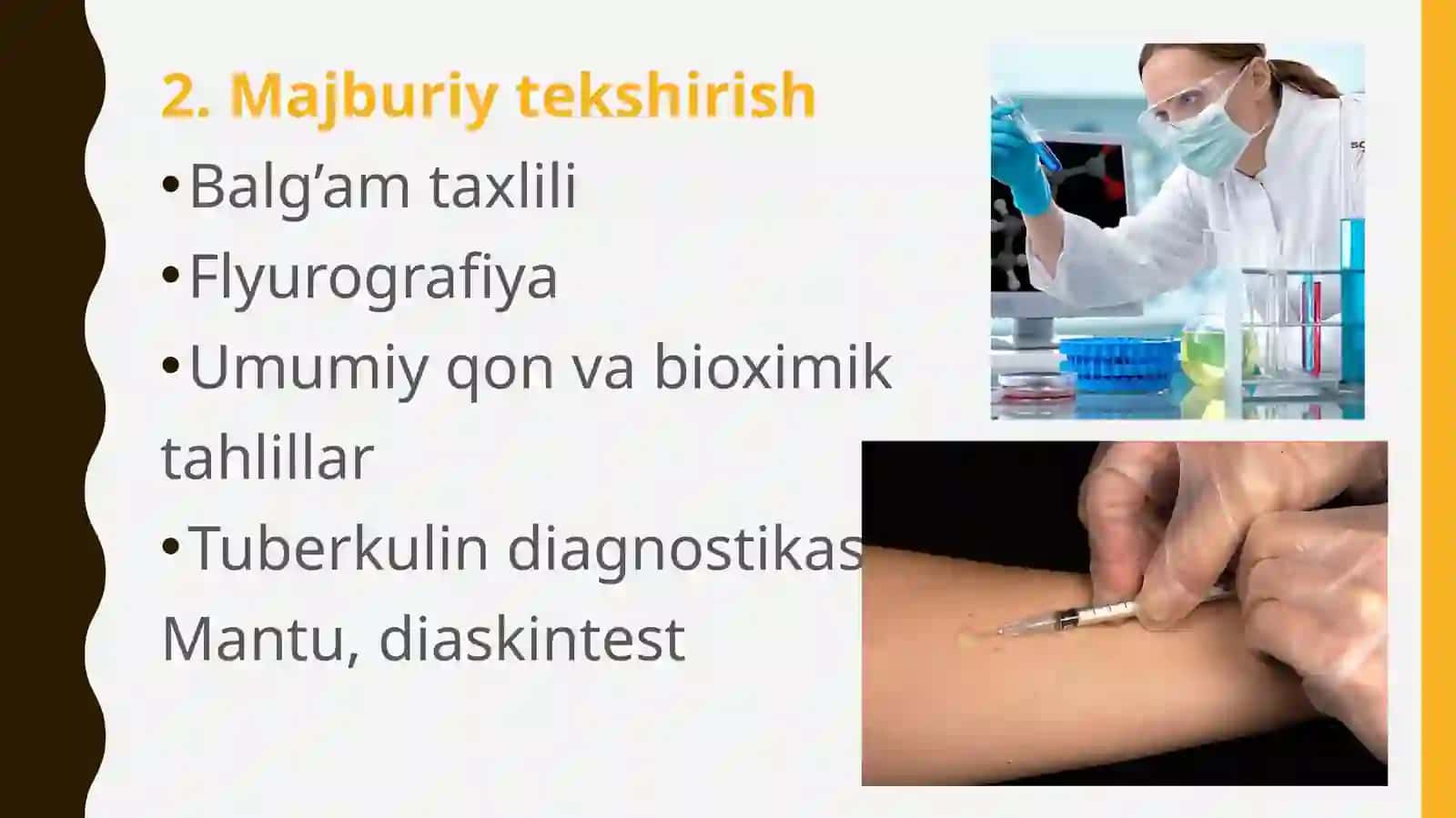 Tuberkulyoz Diagnostikasi: Ob’ektiv va Klinikolaborator Tekshirish Usullari 3