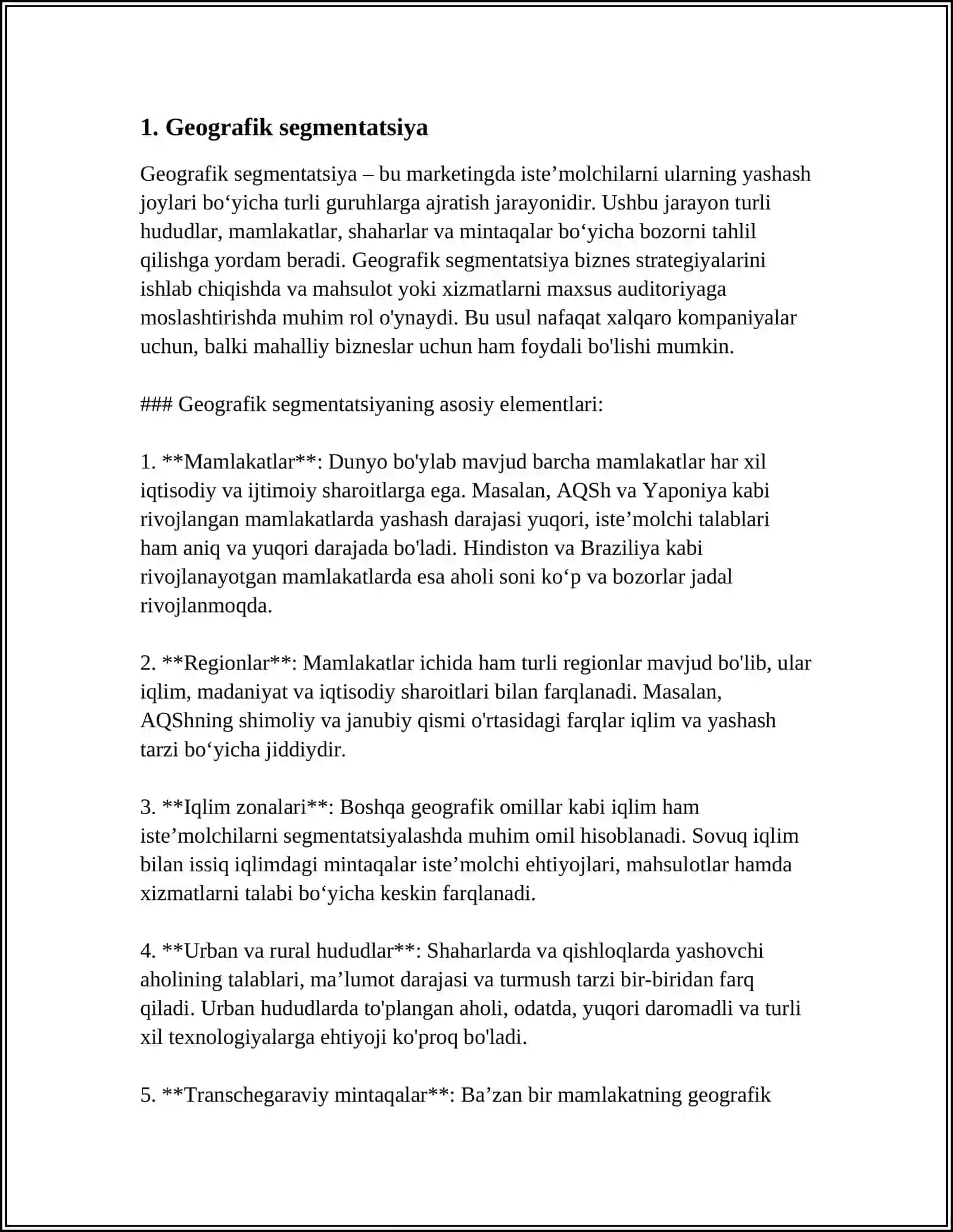 TURIZM BOZORINING SEGMENTATSIYASI 3