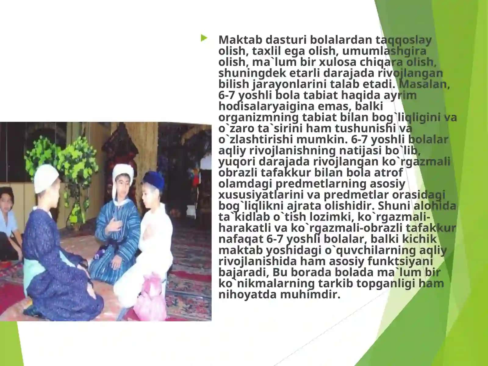 Kichik maktab yoshida bola shaxsining rivojlanish xususiyatlari 3