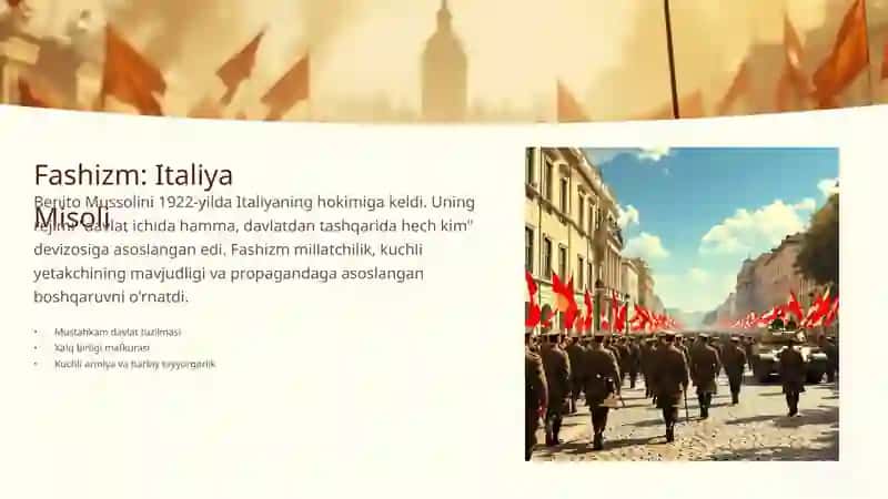 XX asrda Totalitar Mafkuralar 3