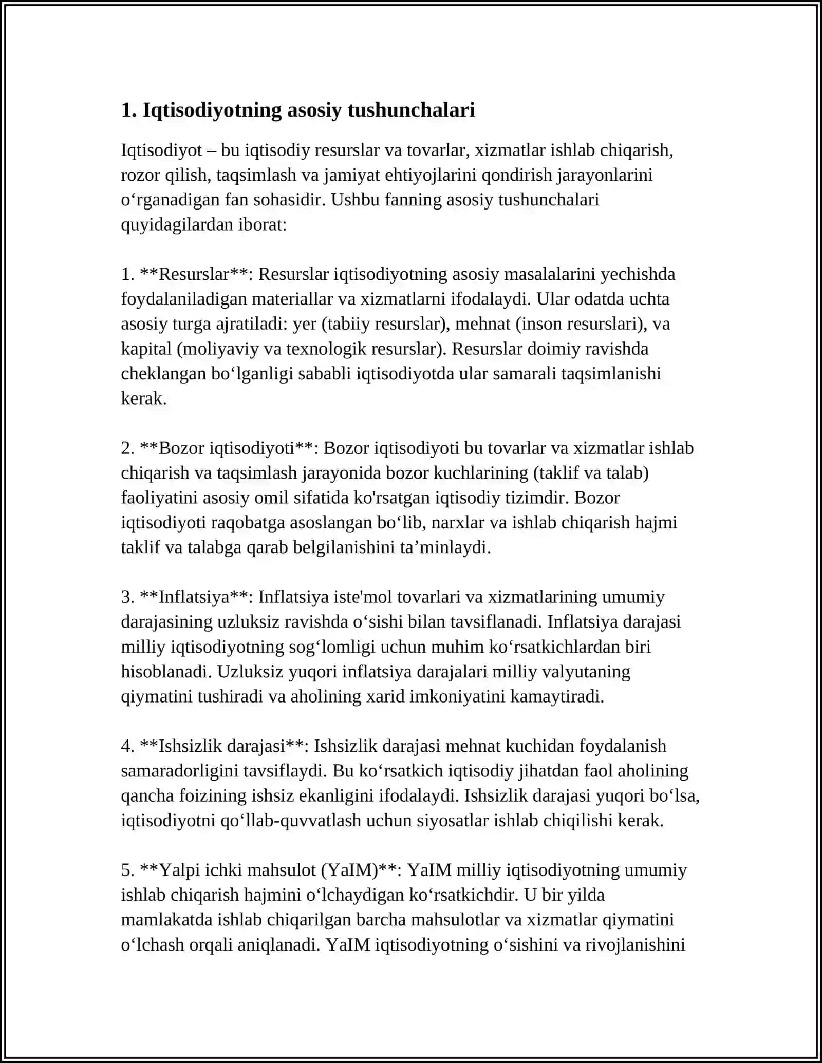 IQTISODIYOT TUSHUNCHASI 3