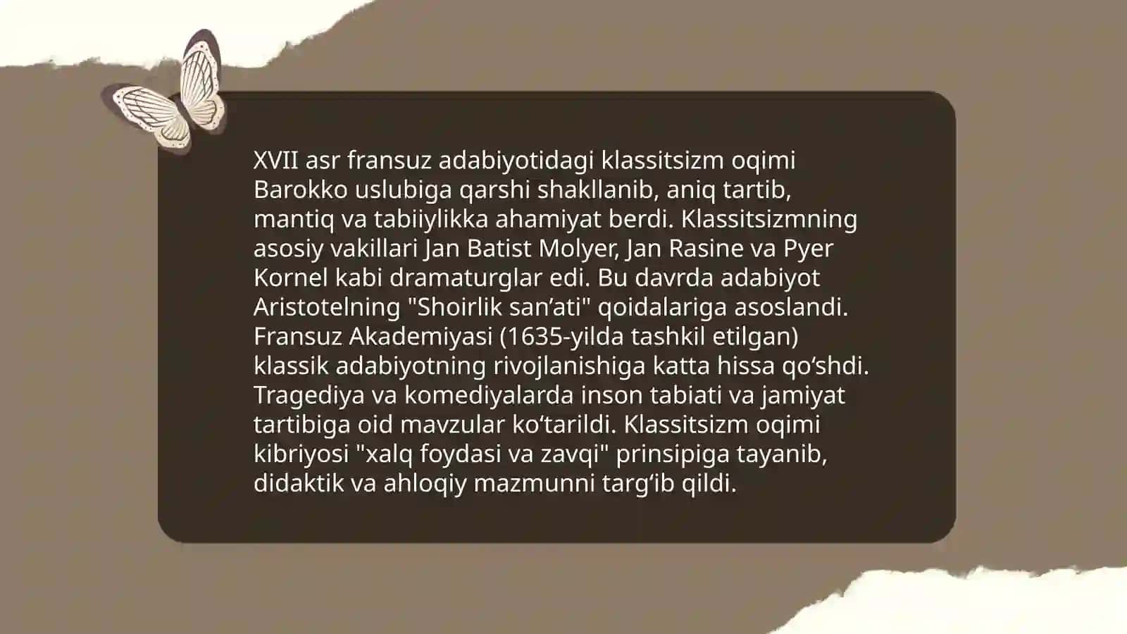 XVII asr fransuz adabiyoti 3
