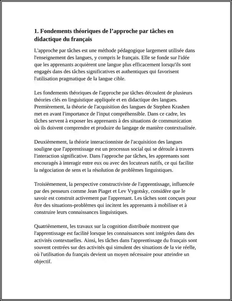 Approche basée sur les tâches dans l'enseignement du français 3