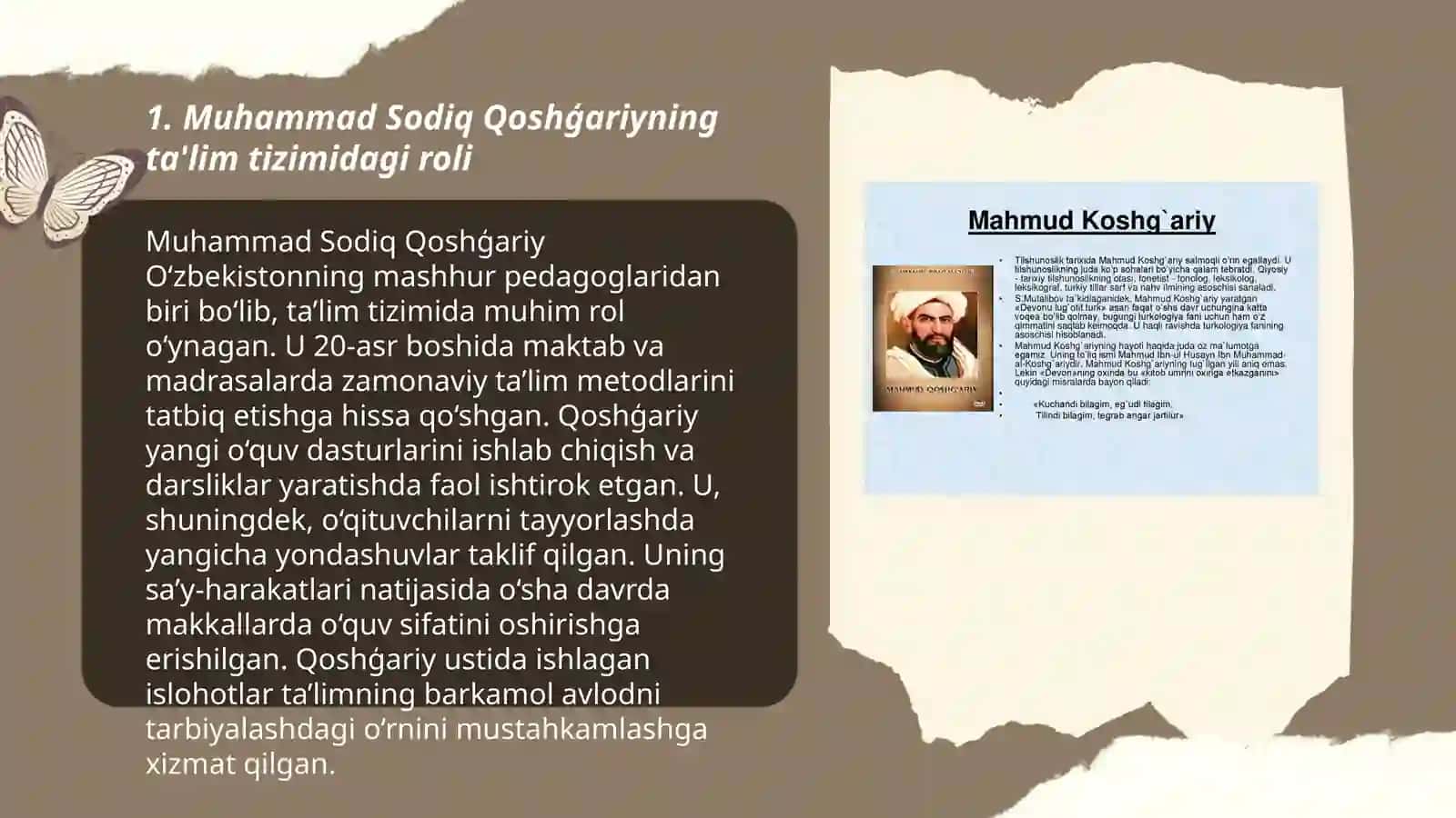 Muhammad Sodiq Qoshģariyning pedagogik qarashlari 3