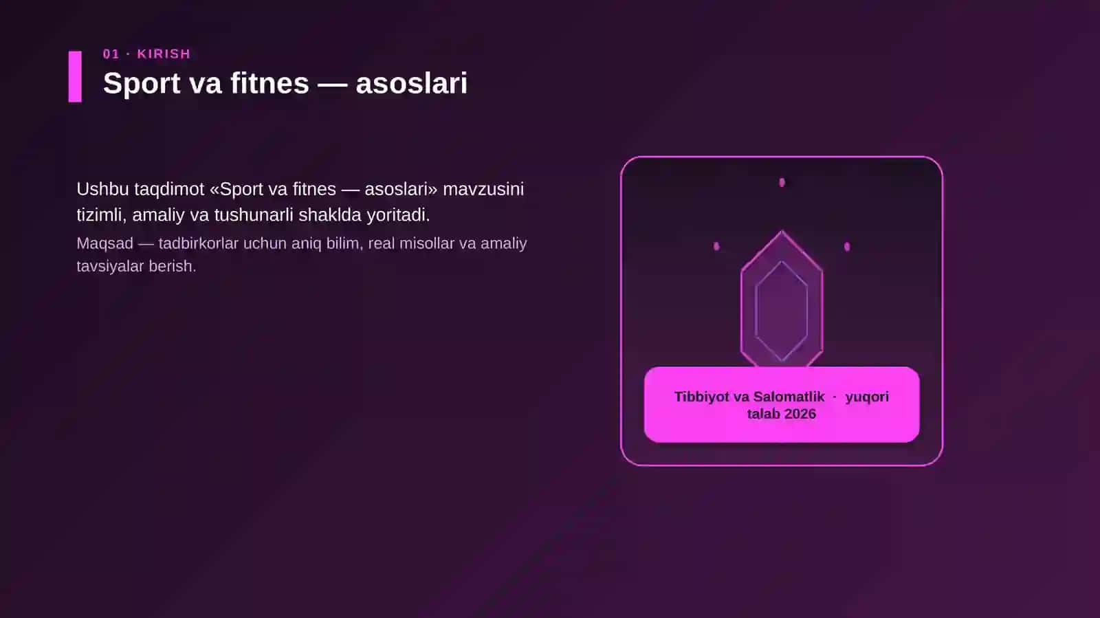 Sport va fitnes — asoslari 3
