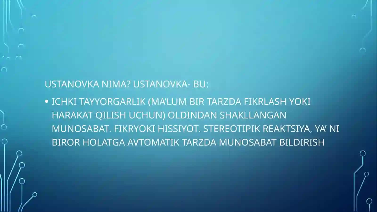 PSIXOLOGIK USTANOVKA 3
