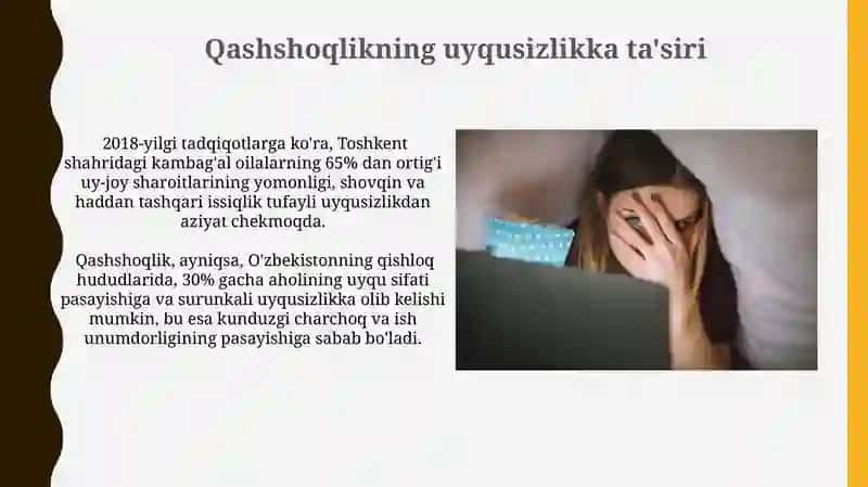 Uyqusizlik va qashshoqlikning ta'siri 3