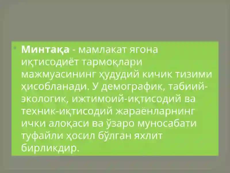 Минтақавий иқтисодиётфaн 3