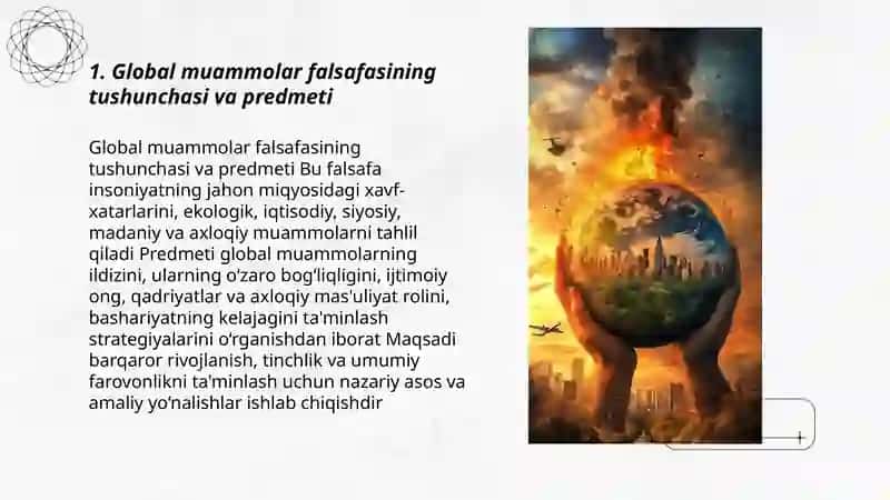 Global muammolar falsafasi 3