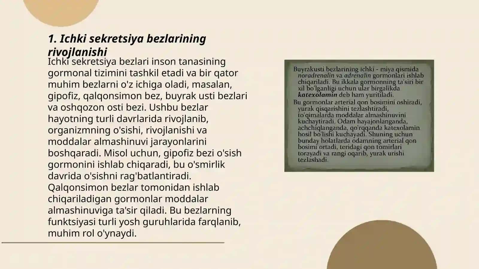 Ichki sekretsiya bezlarining yosh xususiyati va endokrin kasalliklar 3