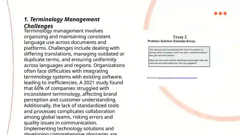 Terminology Management Challenges 3