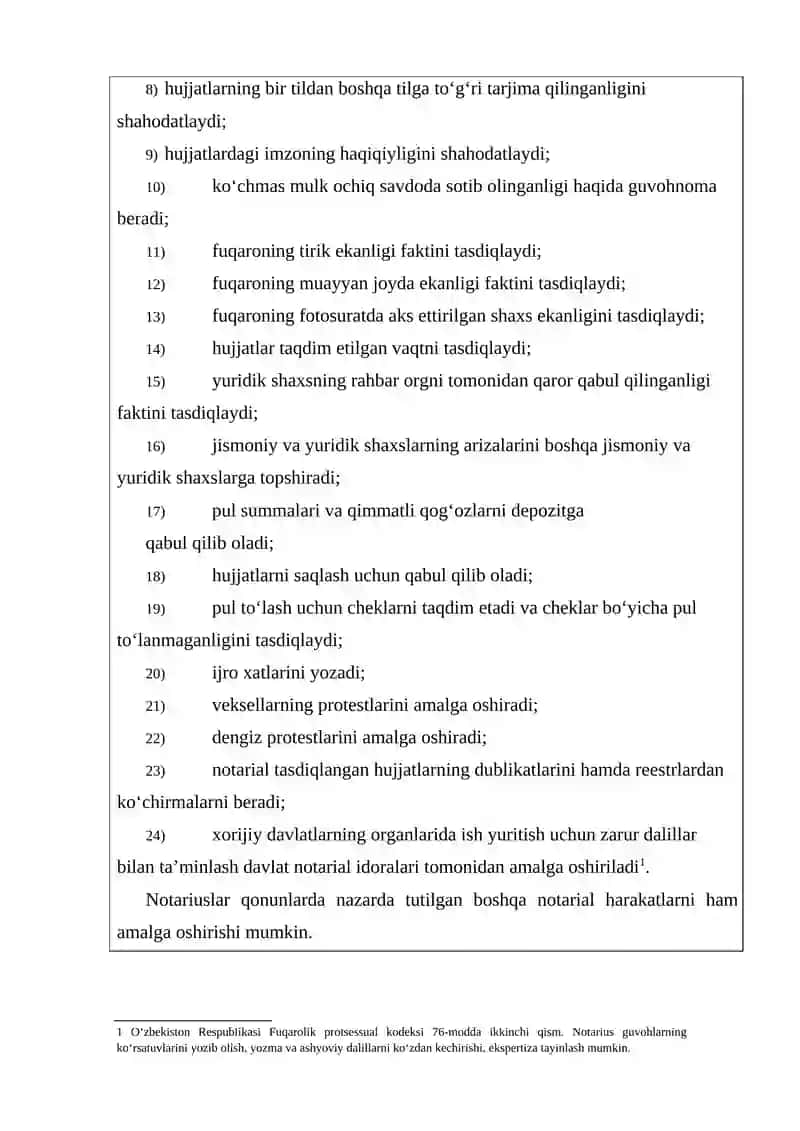NOTARIAL HARAKATLARNING UMUMIY TAVSIFI 3