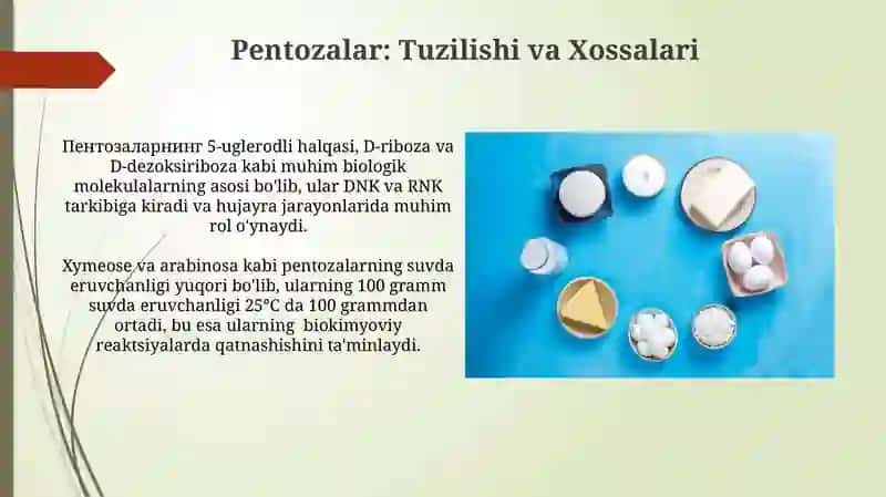 Monosaxaridlar: Umumiy Tasavvur 3