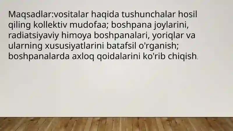 Kollektiv himoya vositalari 3