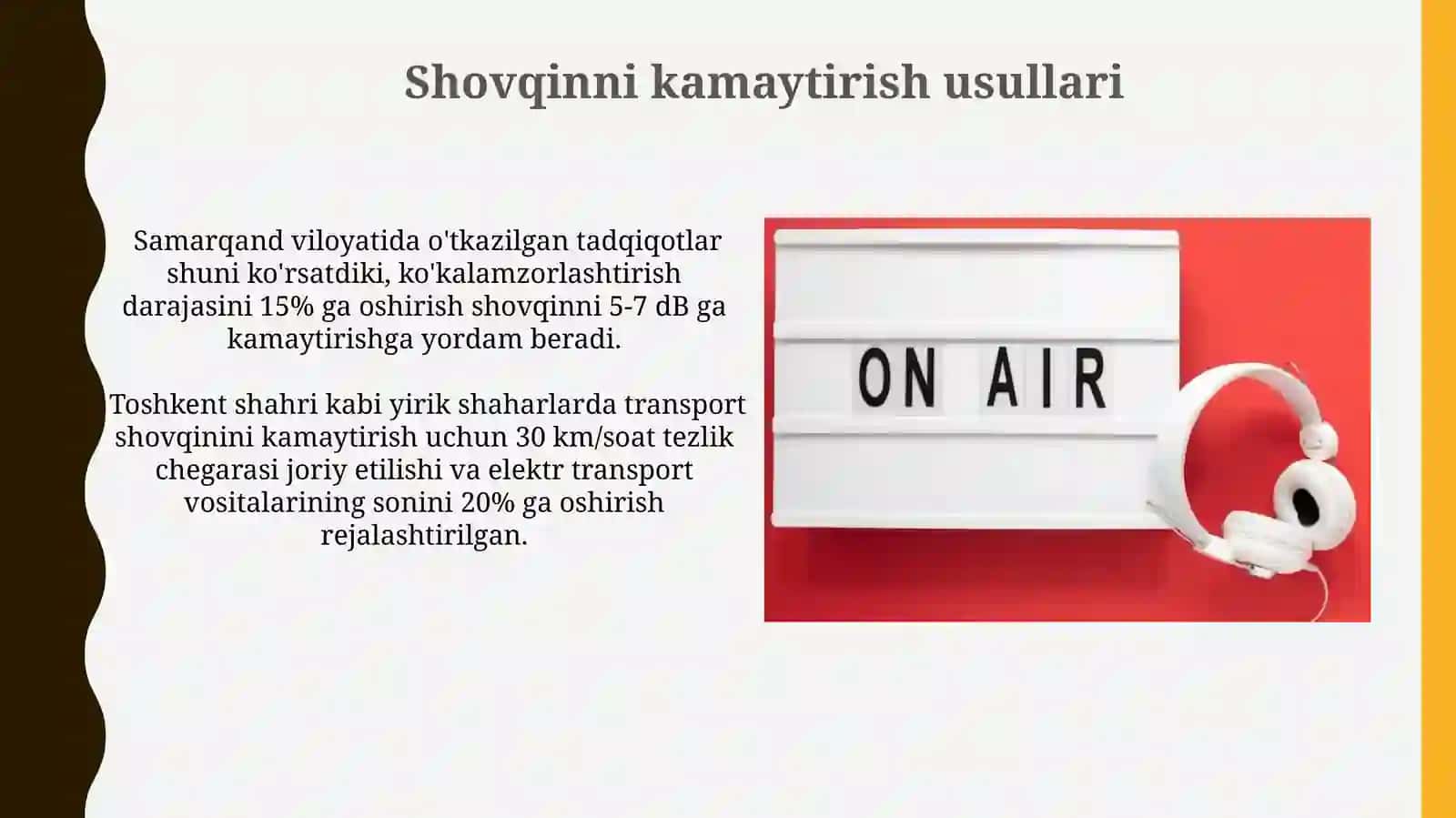 Shovqin darajasi 3