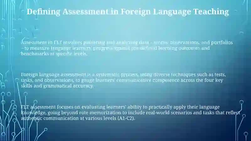 Introduction to the assessment of teaching foreign languages 3