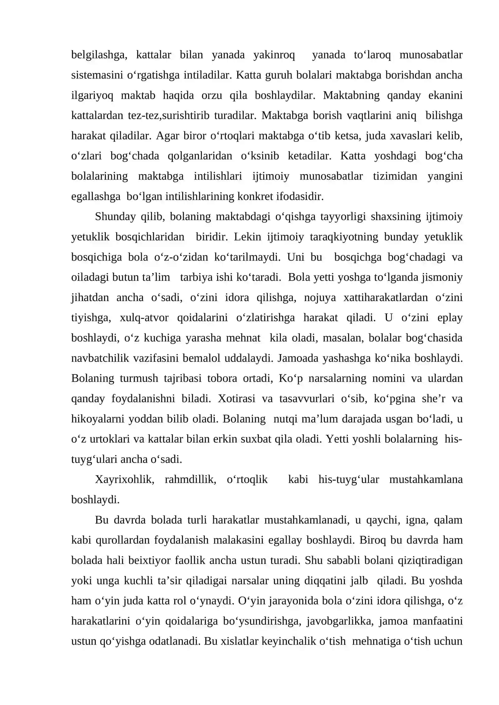 Bolaning maktabga psixologik tayyorgarligi 3