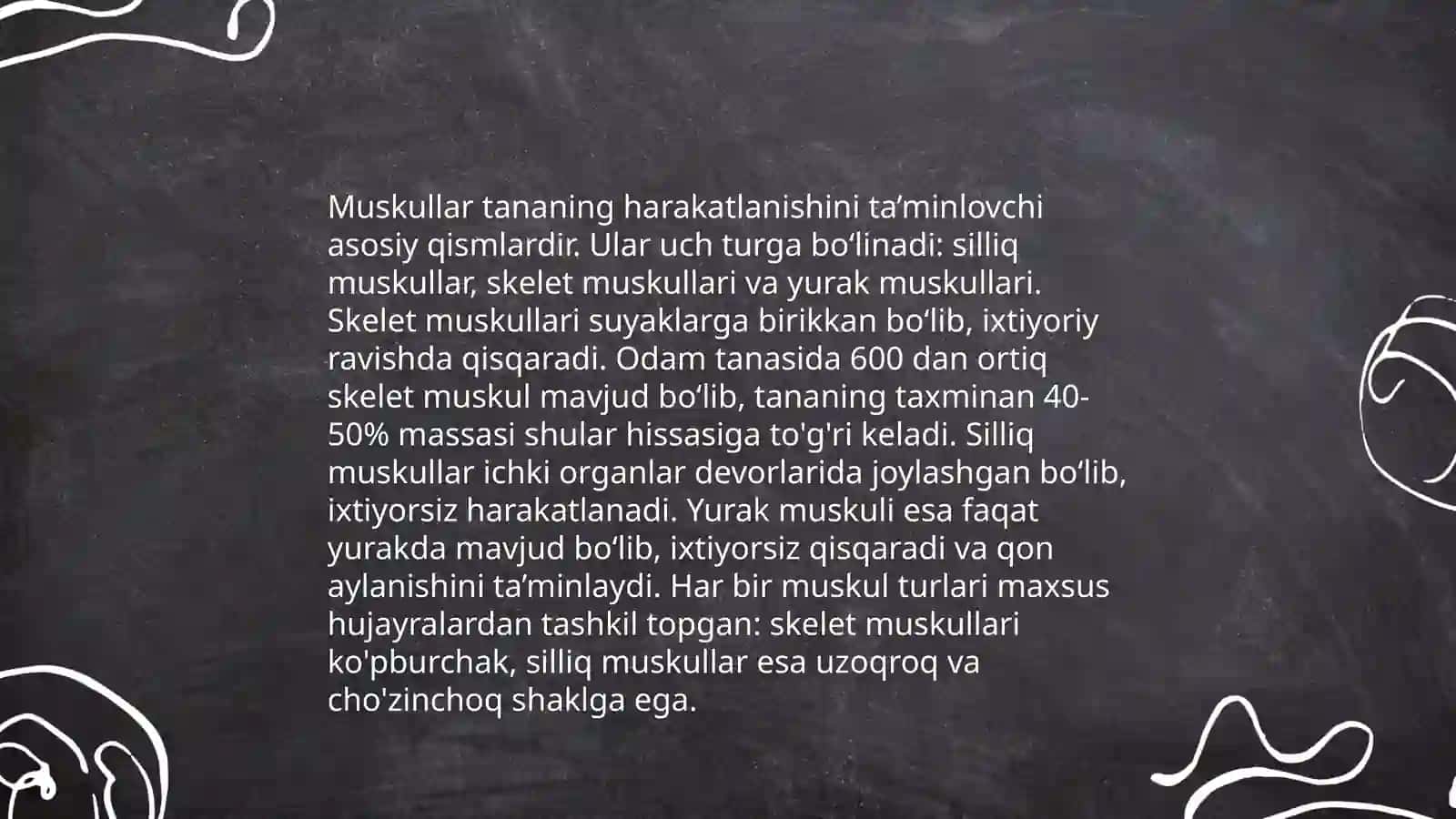 Muskul tóqimasi 3
