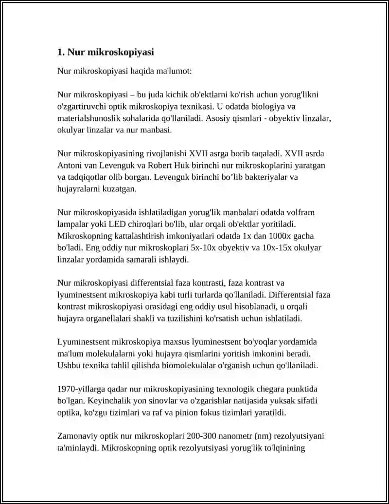 Nur mikroskopiyasi 3