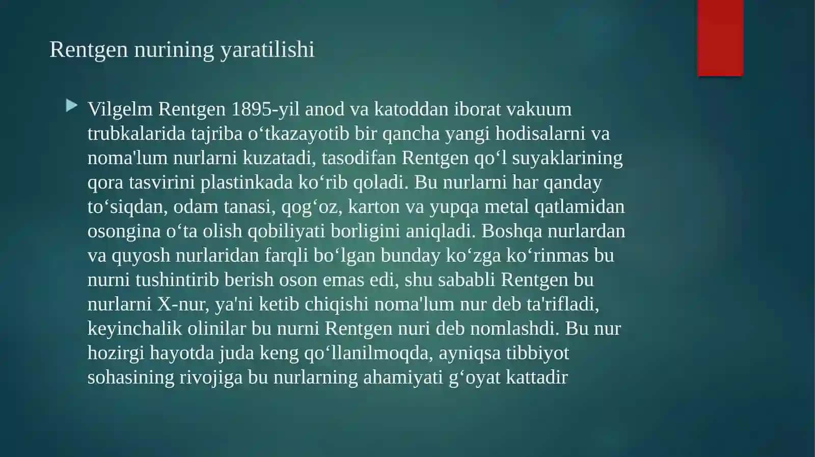 Zamonaviy raqamli rentgen qurilmalari va ularning tibbiyotdagi o’rni 3
