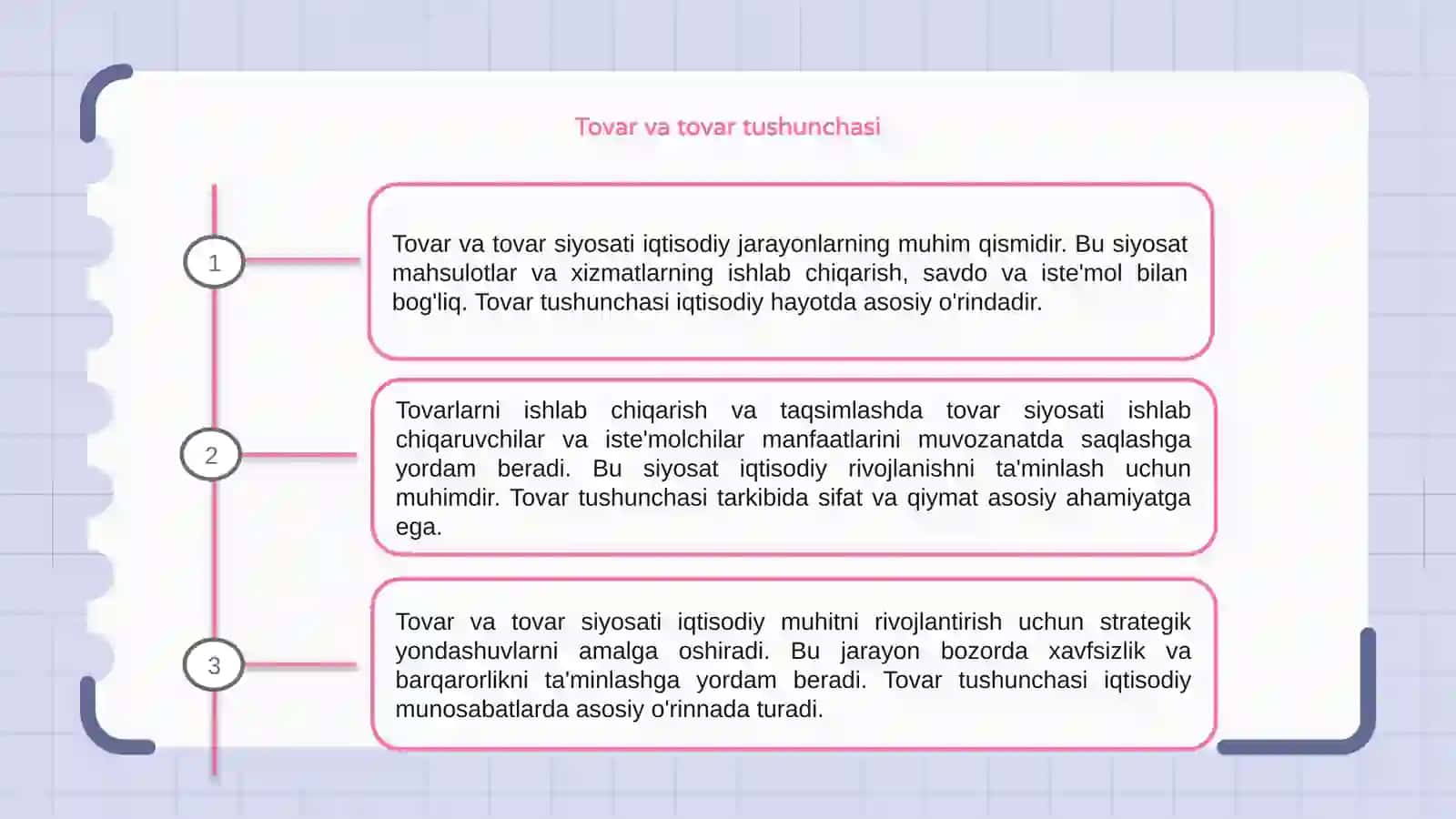 Tovar va tovar siyosati 3