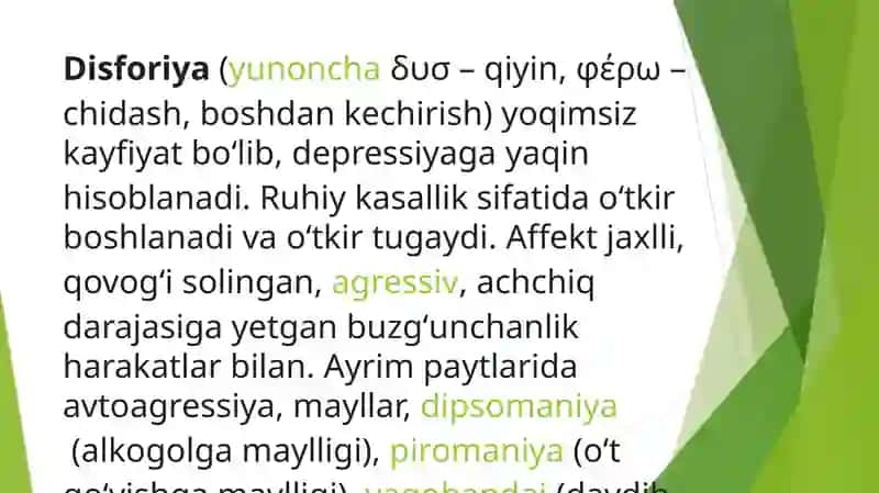 Disforik depressiyaga uchragan shaxslar 3