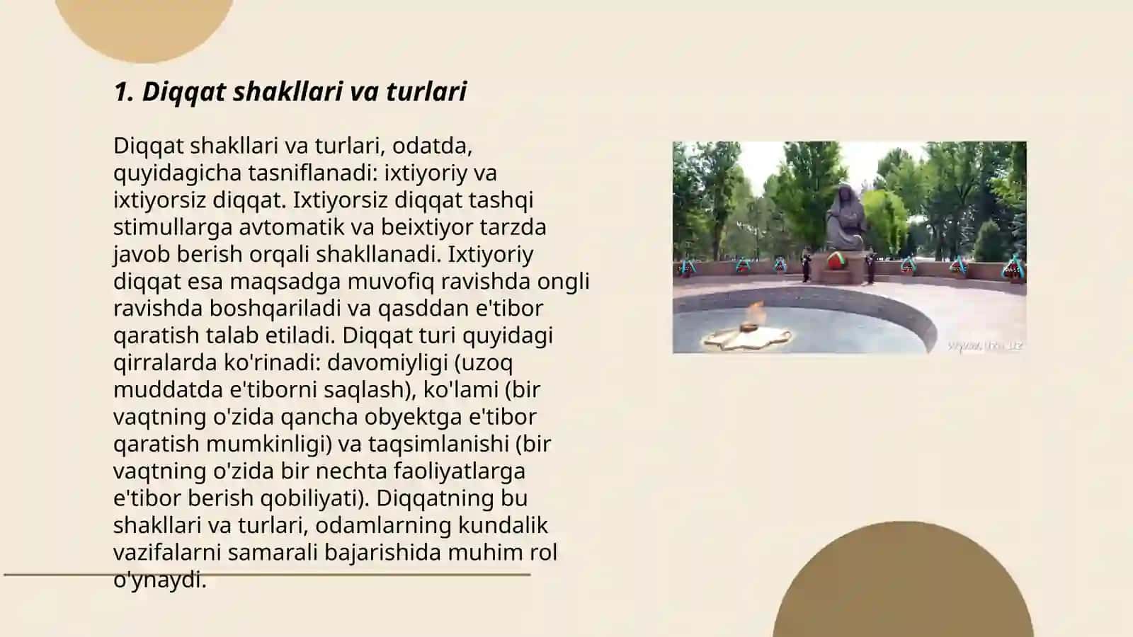 Diqqat va xotira 3