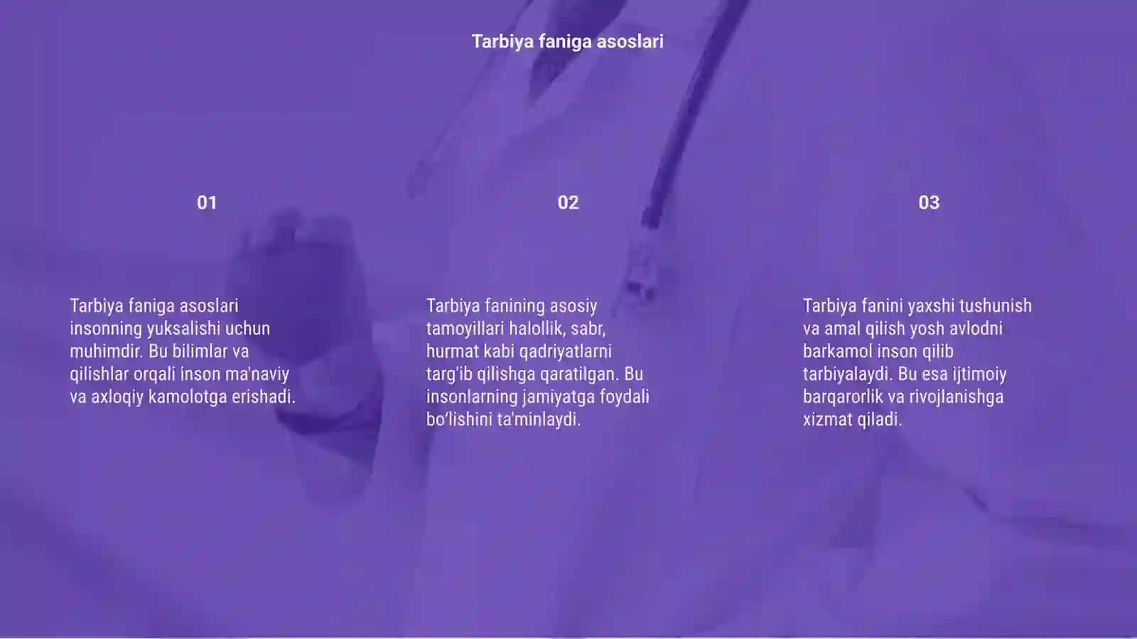 Tarbiya faniga asoslari 3