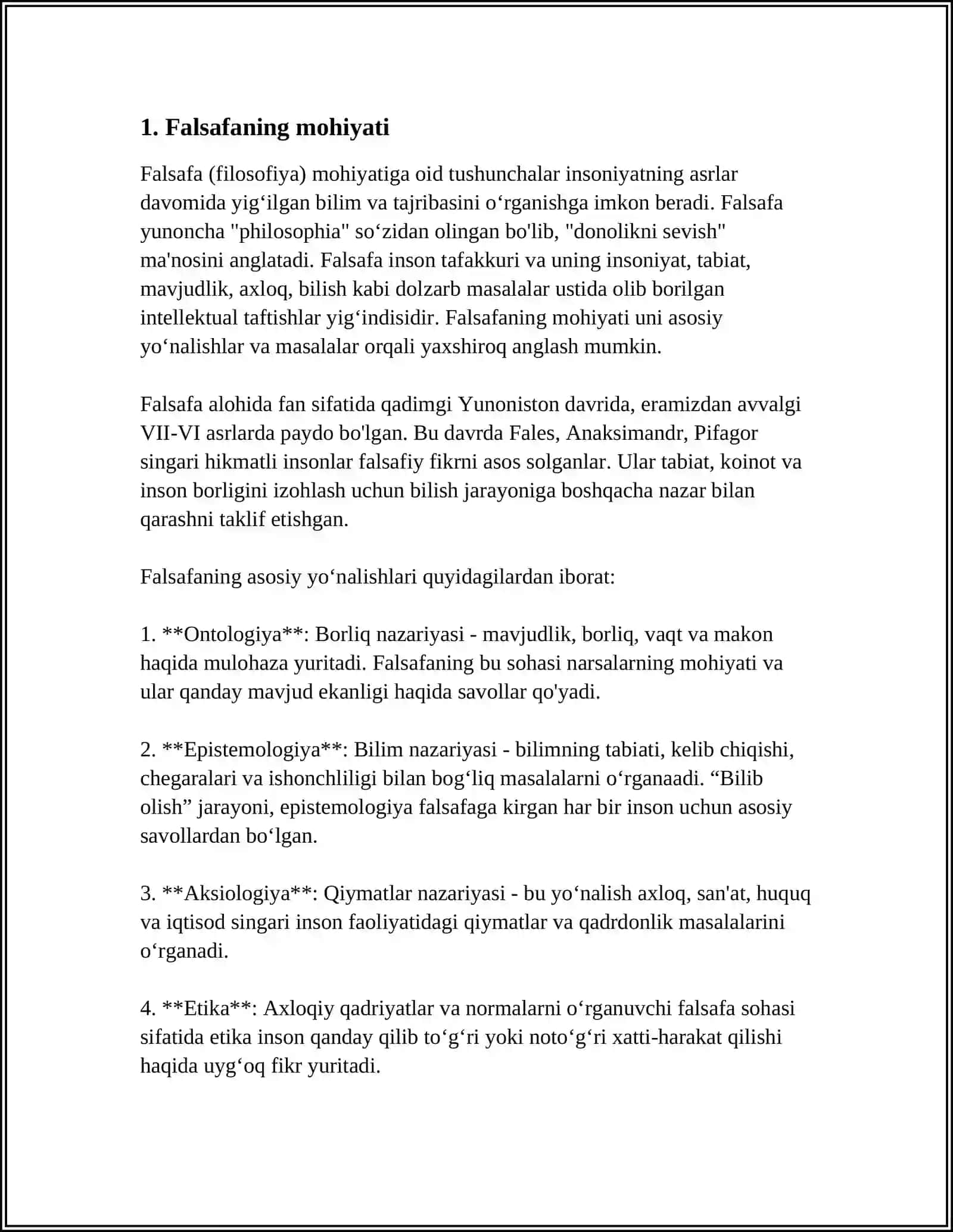 Falsafaning mohiyati 3