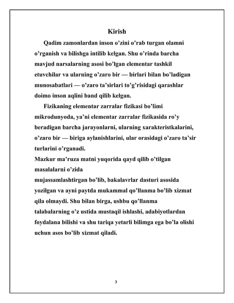 Kvarklar ularning turlari va xossalari. 3