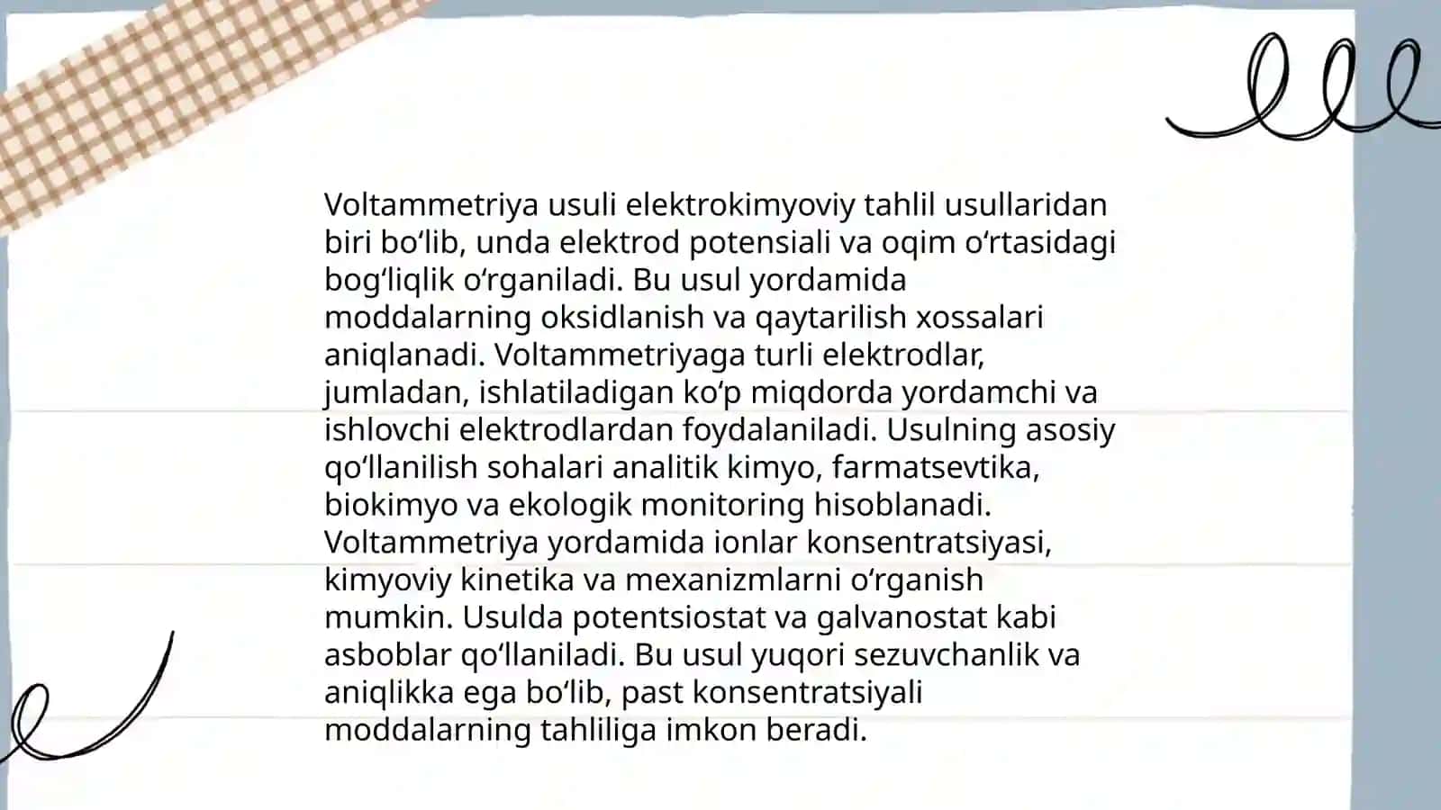 Elektrokimyoviy analiz usullari 3