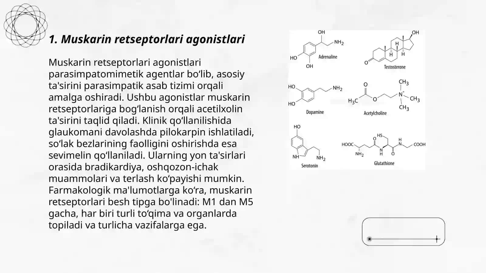 H-xolinomimetiklarga ta'sir etuvchi moddalar 3