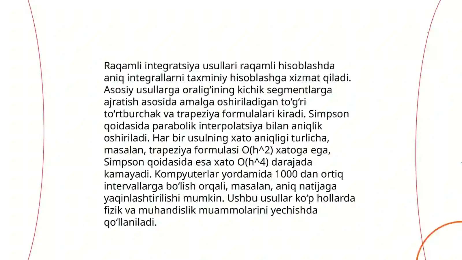 Aniq integrallarni tatbiqiy hisoblash usullari 3