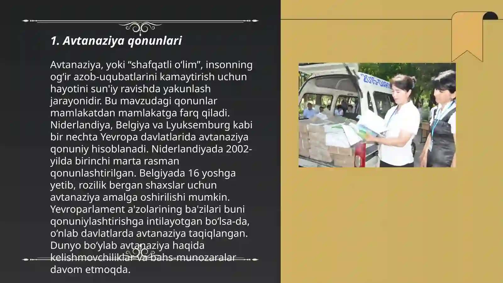 Avtanaziya muammolari 3